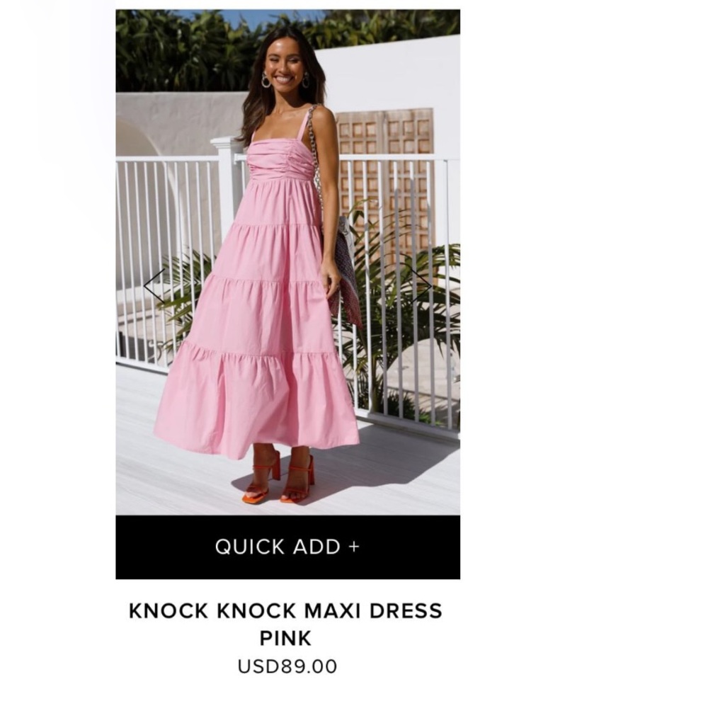 Pink hello Molly dress